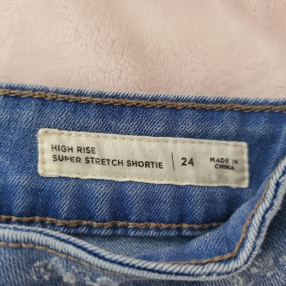 PacSun blue high waisted jeans shorts - Picture 4 of 4